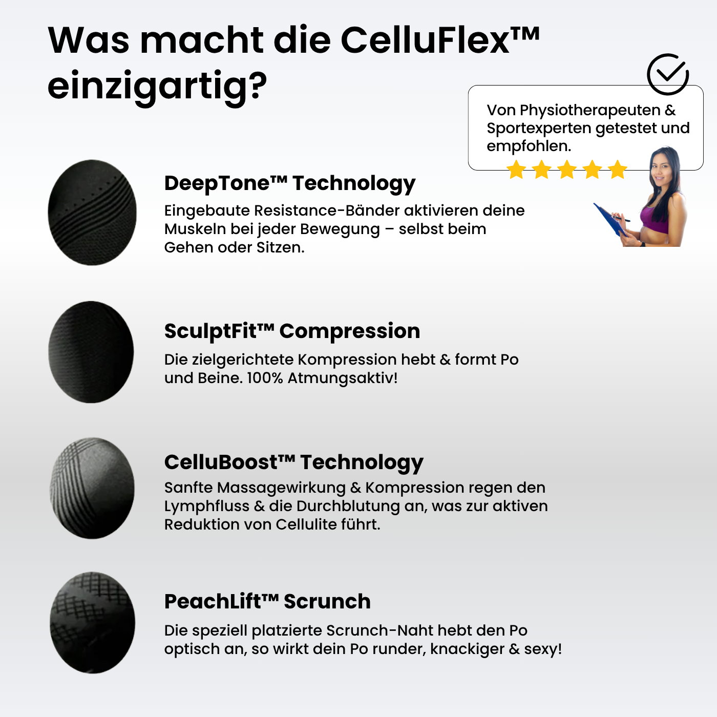 COREEX CelluFlex™ 3D-Kompressionsshorts