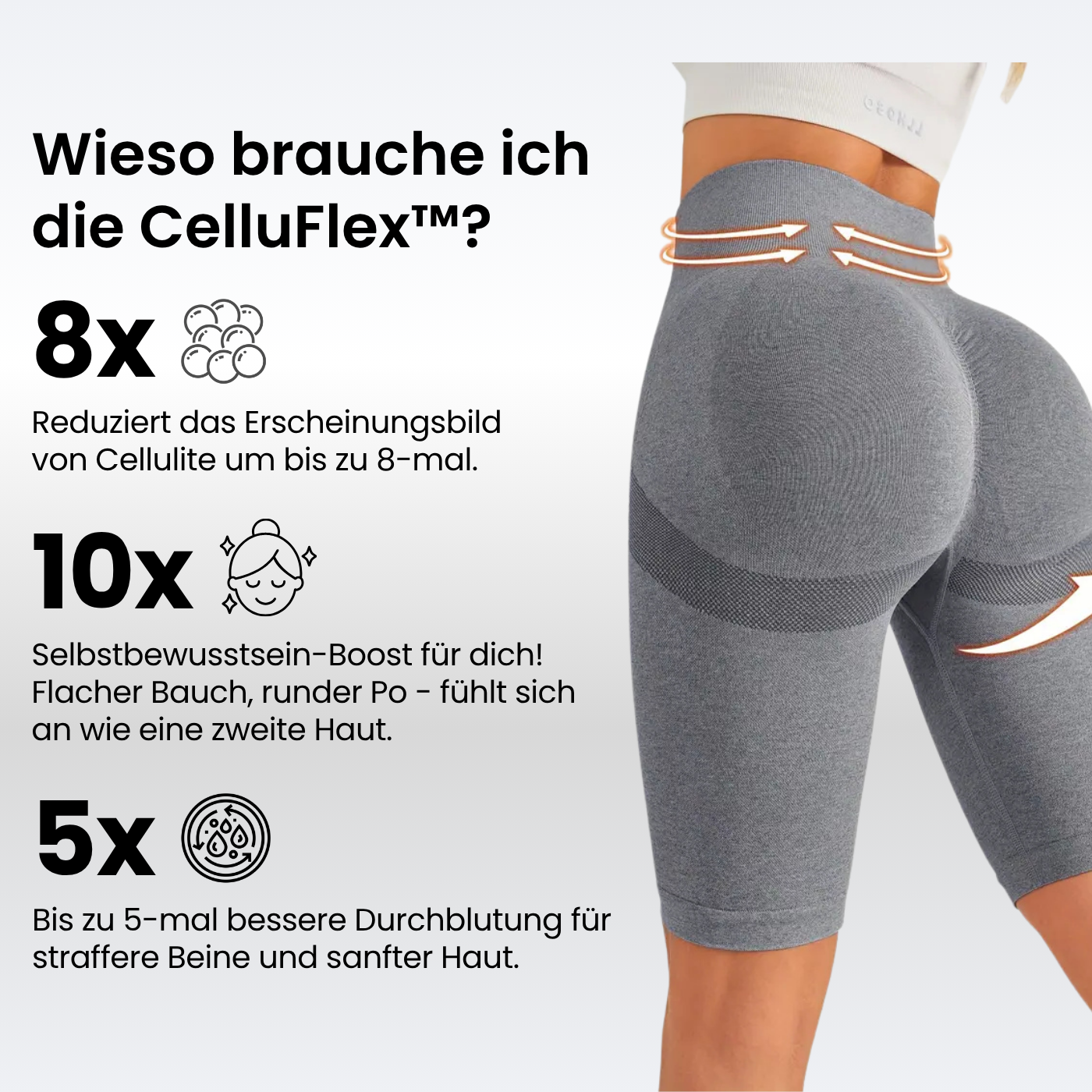COREEX CelluFlex™ 3D-Kompressionsshorts